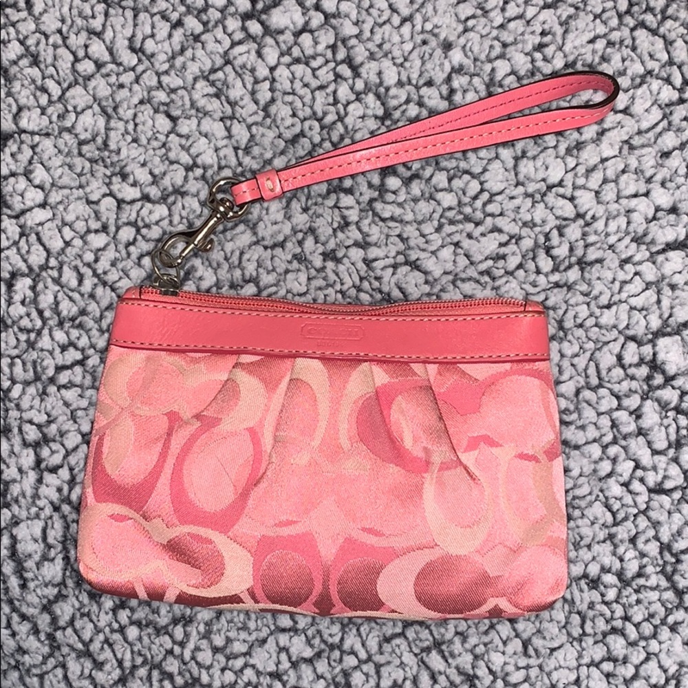 Pink Coach Wallet